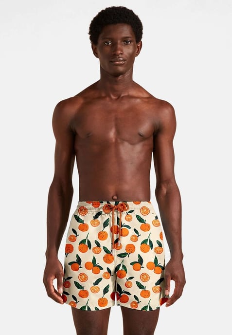 "Oranges Madness" Swim Shorts - Image 2