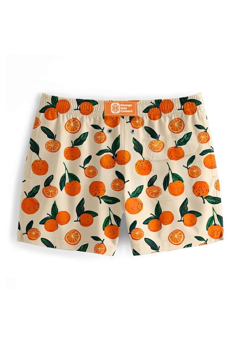"Oranges Madness" Swim Shorts - Image 3