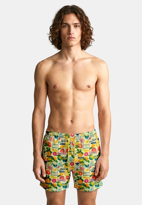 "Citrus Fruits" Swim Shorts - Image 2