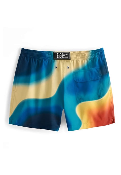 "Blue Flow" Swim Shorts - Image 3