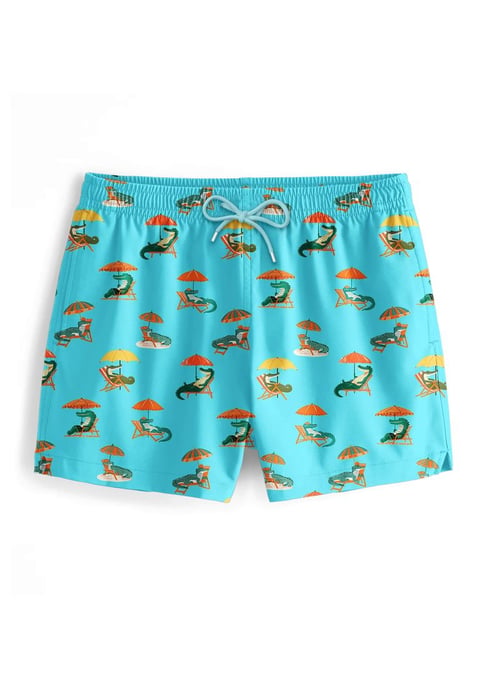 "Crocodiles" Swim Shorts - Image 1