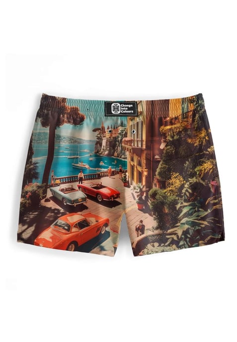 "Old School" Swim Shorts - Image 3