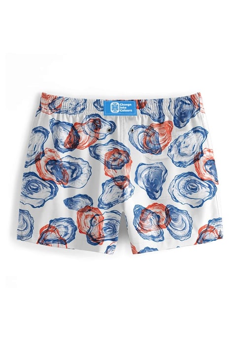 "Colorful Oyesters" Swim Shorts - Image 3
