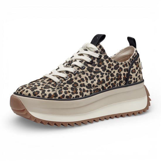Tamaris dames platform sneakers met luipaardprint - Image 3
