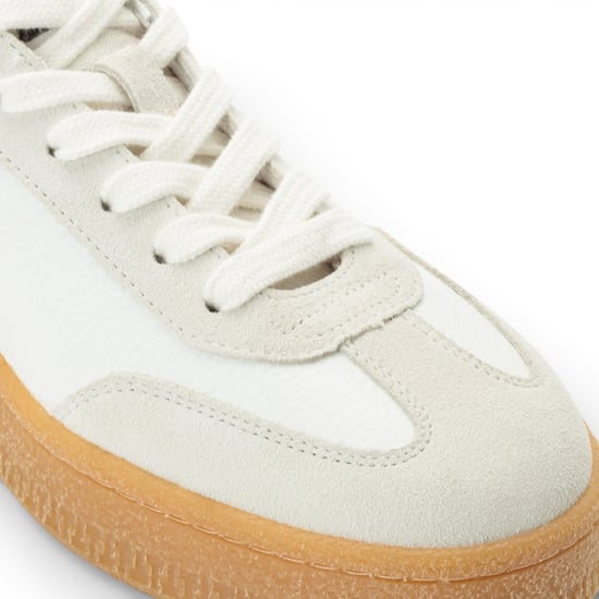 Tamaris herensneakers van wit leer met zwarte strepen - Image 6