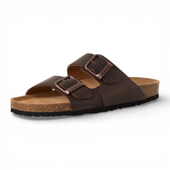 Tamaris Herr Bruna Läder Slip-On Footbed Toffelsandaler - Image 4