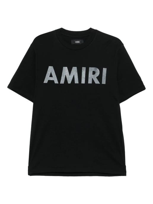 Logo Print T-Shirt in Black - Image 3