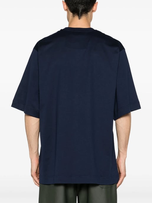 4G 1952 Embroidered Logo T-Shirt in Navy - Image 4