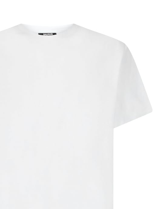 Back Logo Printed T-Shirt in White - Image 2