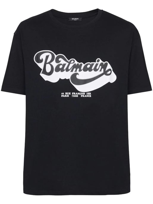 70s Logo Print T-Shirt in White - Image 3