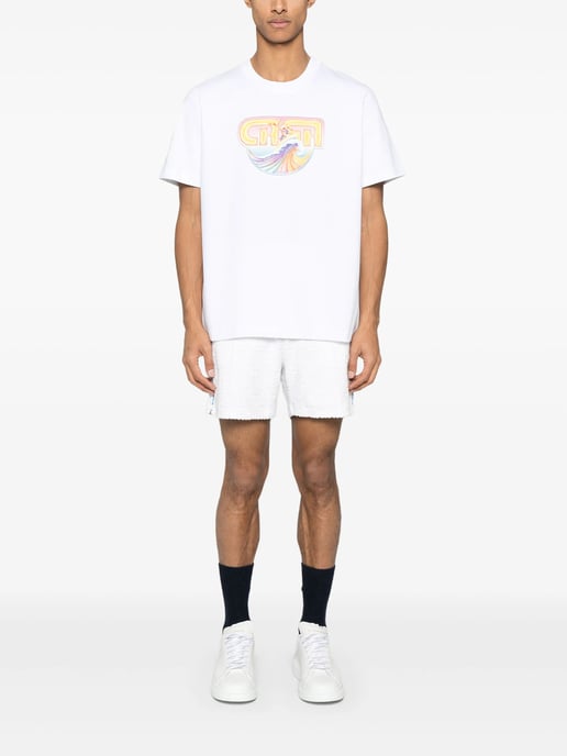 Casa Surf Printed T-Shirt in White - Image 2