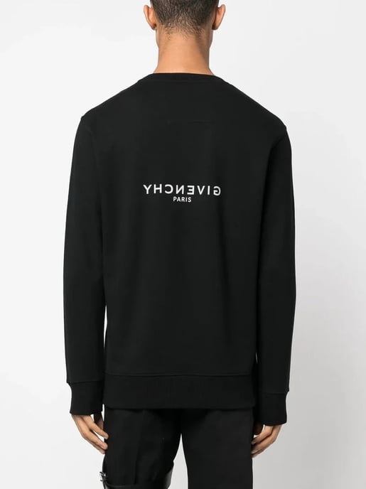 Reverse Paris Sweatshirt in Black - Image 3