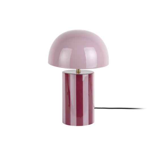 Leitmotiv tafellamp rayado dark mauve & soft lavender - Image 1