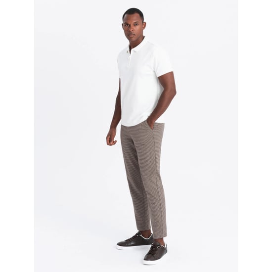 Ombre Poloshirt heren korte mouw met rits - 0132w - Image 4