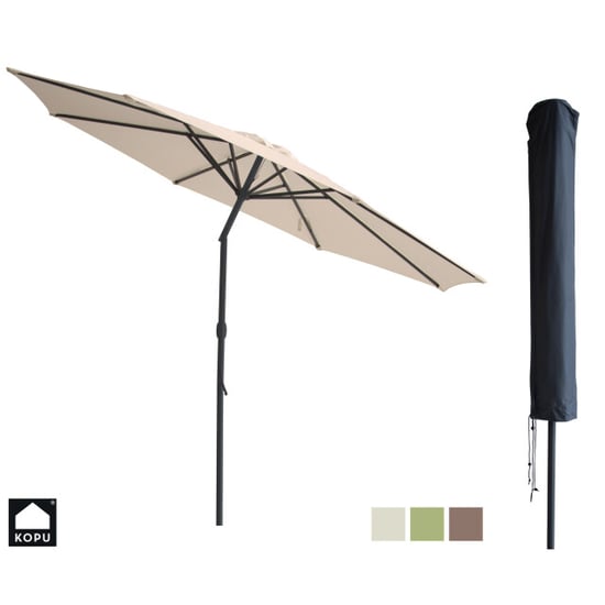 Kopu ® valencia parasol rond 300 cm met beschermhoes - - Image 1