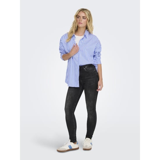 Jacqueline de Yong vesper l/s loose shirt wvn noos 15338857 cornflower blue - Image 5