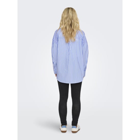 Jacqueline de Yong vesper l/s loose shirt wvn noos 15338857 cornflower blue - Image 6