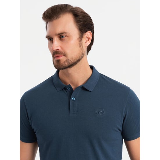 Ombre Italian style heren poloshirts zwart wit 3 stuks - Image 5
