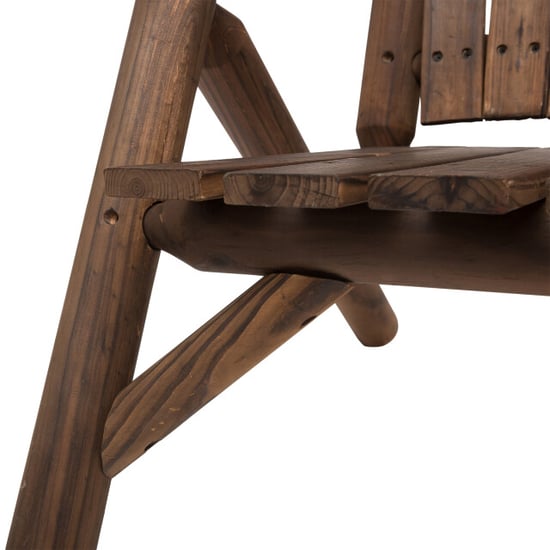 4goodz Tuinbank met 2 zitplaatsen en een tafel van hout - - Image 5