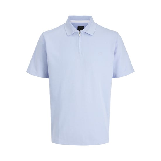 Jack & Jones jprblaethan ss zip polo sn 12292992 chambray - Image 1