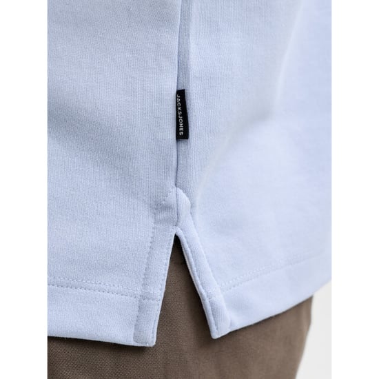 Jack & Jones jprblaethan ss zip polo sn 12292992 chambray - Image 4
