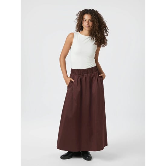 Neo Noir yara poplin skirt 158280 174 burgundy - Image 3