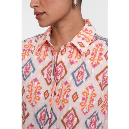 Geisha blouse 63220-20 422 light pink/chambray - Image 4