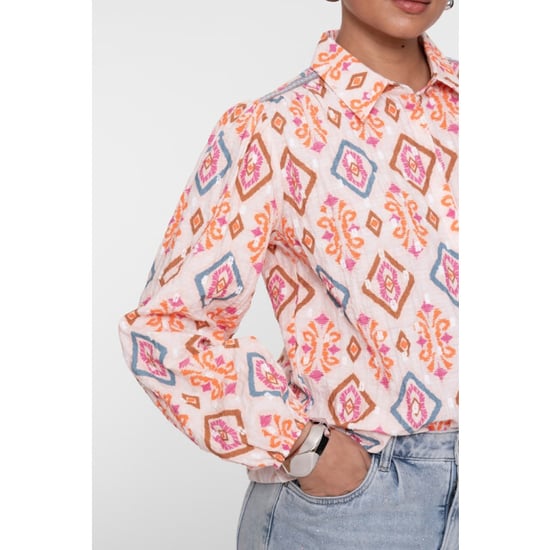 Geisha blouse 63220-20 422 light pink/chambray - Image 5