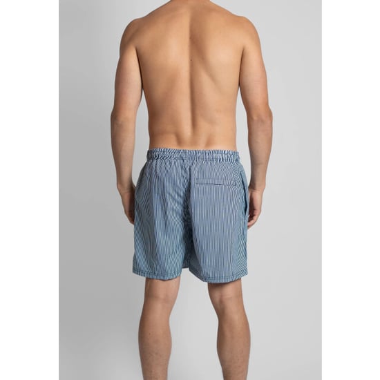 Phil & Co Gestreepte zwemshort heren / wit - Image 5