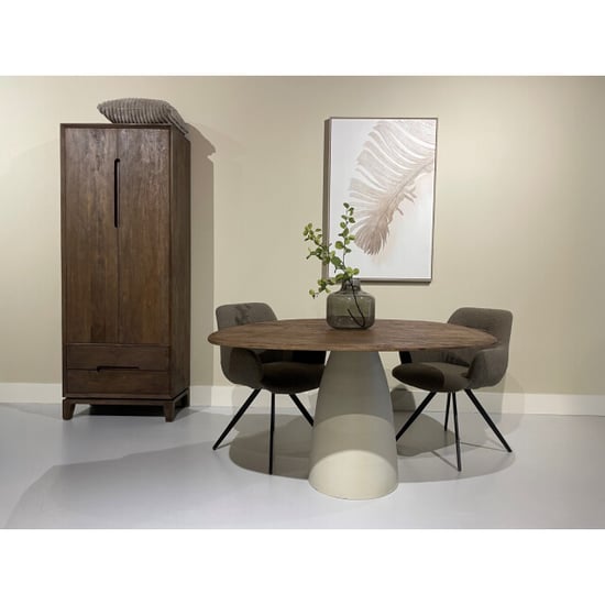 Brix eetkamertafel marron 140 cm - - Image 5