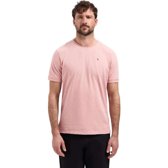 No Excess T-shirt crewneck slub light mauve - Image 2