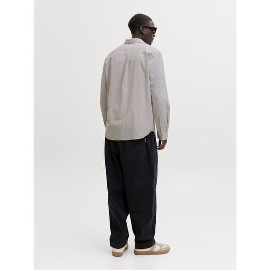 Jack & Jones Jjesummer linen blend shirt ls sn zand - Image 3