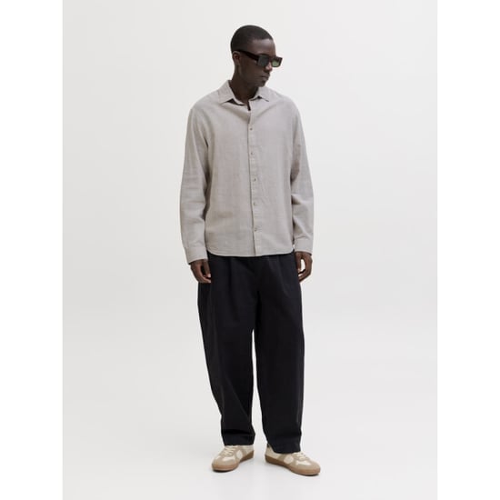 Jack & Jones Jjesummer linen blend shirt ls sn zand - Image 5