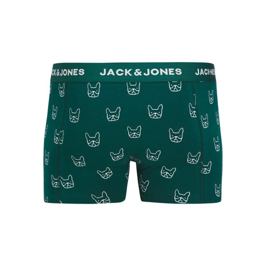 Jack & Jones Jongens boxershorts trunks jacdenim hond print 3-pack groen/donkerblauw - Image 4