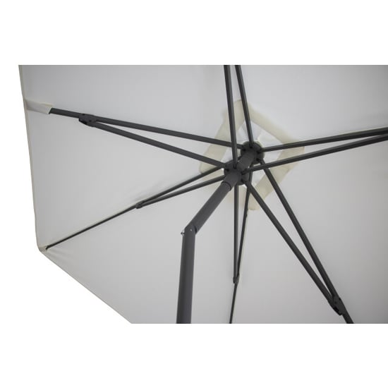 Kopu ® leon parasol rechthoek 150x250 cm met hoes en voet creme - Image 5