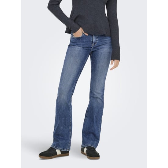 Only Onlblush mw fla rhineston dnm tai885noos blue denim - Image 3