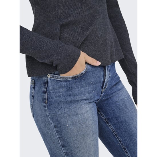Only Onlblush mw fla rhineston dnm tai885noos blue denim - Image 6
