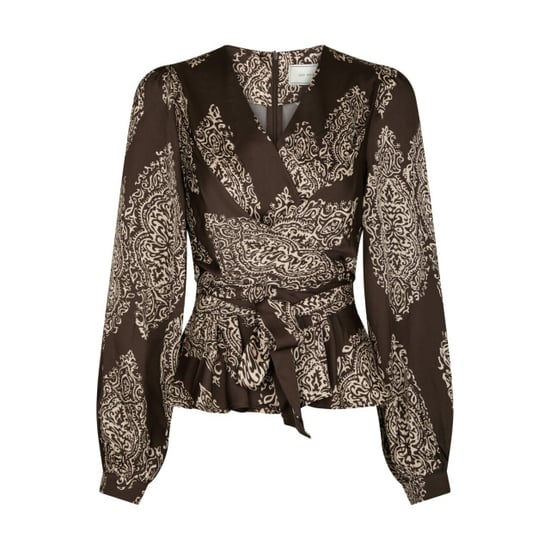 Neo Noir rista paisley drop blouse 166208 676 dark brown - Image 1