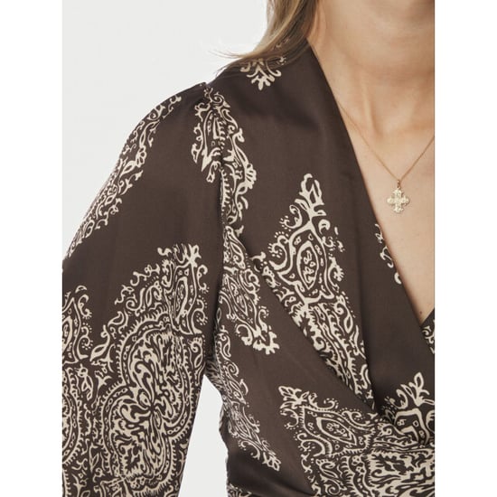 Neo Noir rista paisley drop blouse 166208 676 dark brown - Image 3