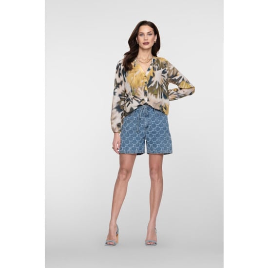 Geisha blouse 63226-20 560 olive/chambr - Image 3
