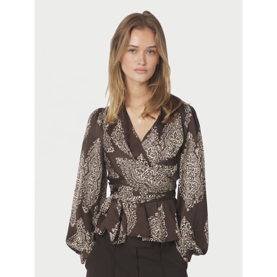 Neo Noir rista paisley drop blouse 166208 676 dark brown - Image 4