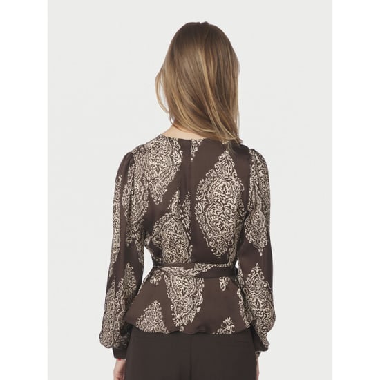 Neo Noir rista paisley drop blouse 166208 676 dark brown - Image 5