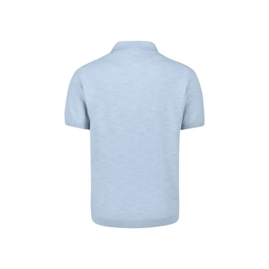 No Excess Pullover short sleeve polo zip frot blue - Image 6