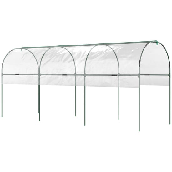 4goodz Vorstbestendige foliekas met boogdak 400 cm - - Image 1