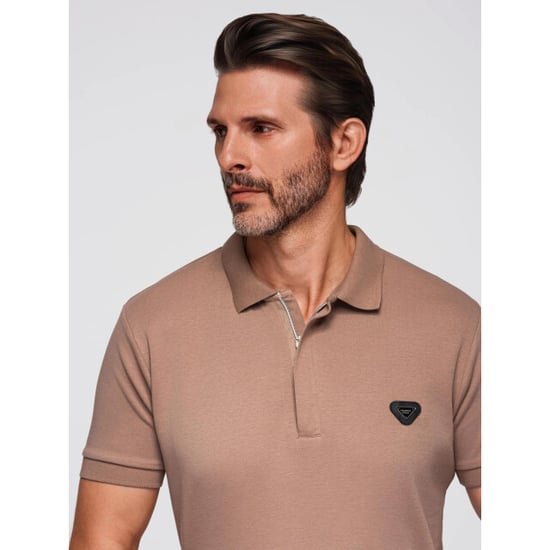 Ombre Eimio heren poloshirt - met ritsje - Image 6