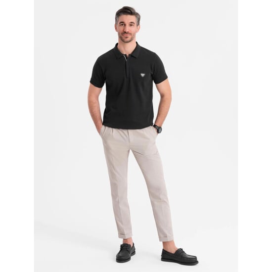 Ombre Eximio heren poloshirt - met ritsje - Image 3