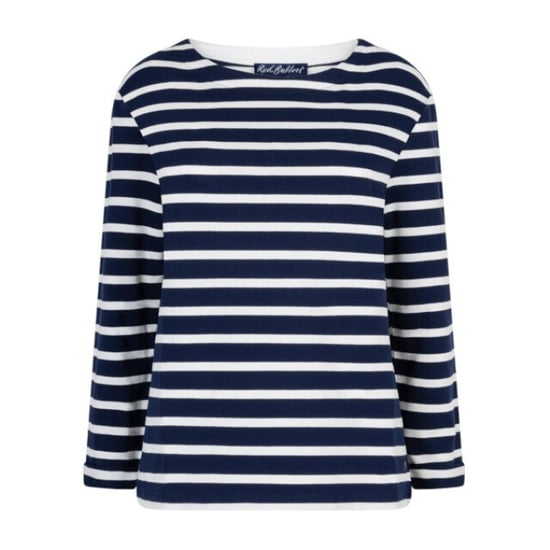 Red Button Sweater srb4755 terry stripe darkblue - Image 1