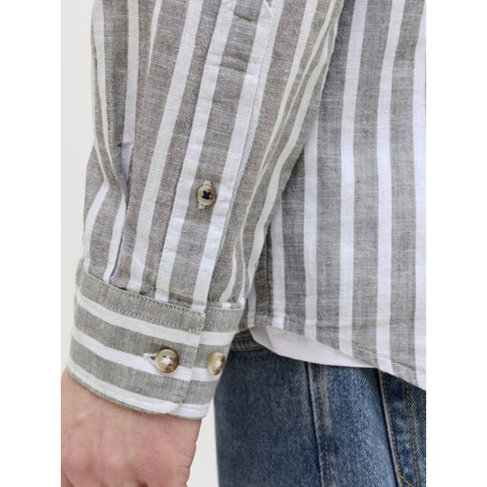 Jack & Jones Jjesummer linen blend shirt ls sn dessin - Image 2