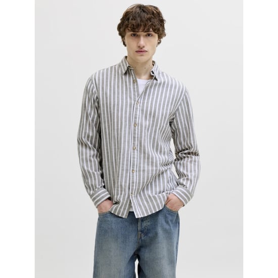 Jack & Jones Jjesummer linen blend shirt ls sn dessin - Image 5