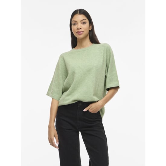 Vila Viliga 24 o-neck knit top noos mint - Image 4